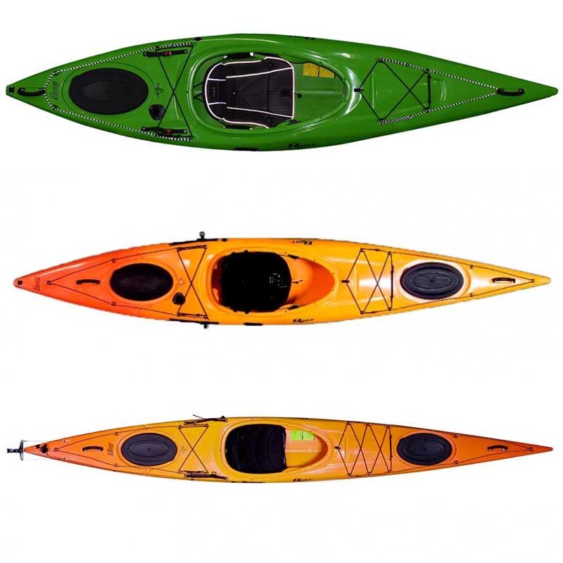Riot Edge 11, 13, 14.5, and 15 Foot Sit-In Kayaks