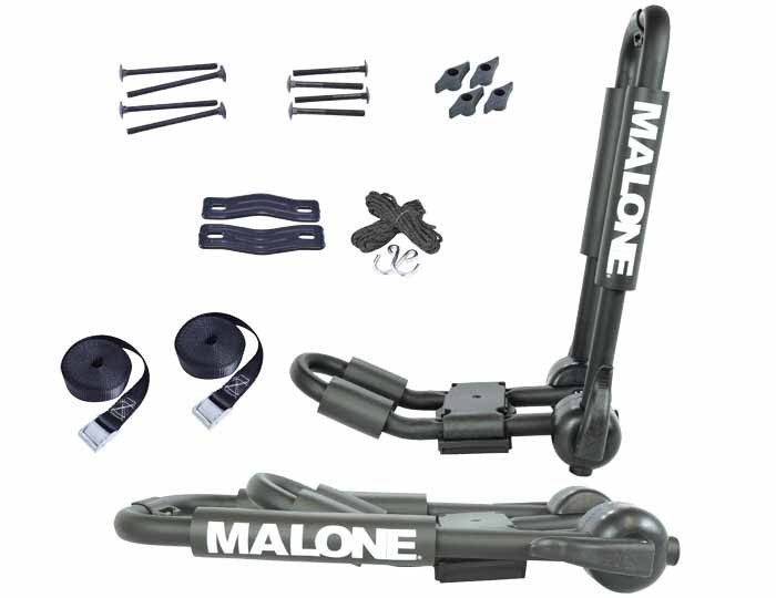 Malone - FoldAway-J Carrier for kayaks on side