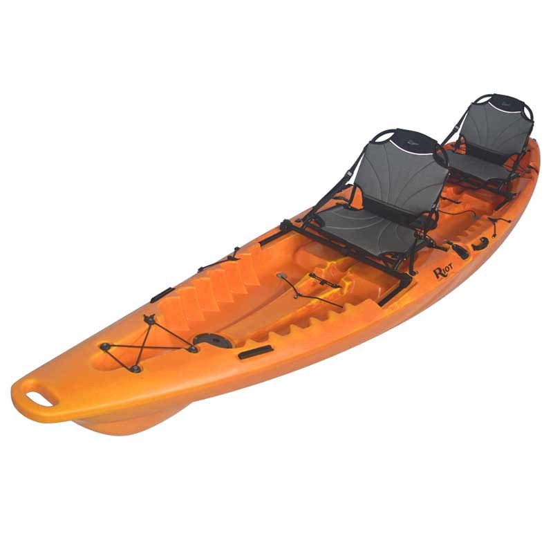 Riot Escape Tandem Sit-On-Top Kayak, Duo Deluxe